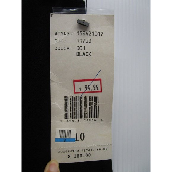 VINTAGE Anne Klein Skirt 10 Maxi Wool Slit Preppy USA Career NEW - Picture 4 of 10